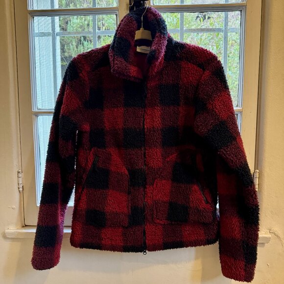 COLUMBIA Winter Pass Buffalo Check Full Zip Sherpa Jacket - Picture 8 of 12